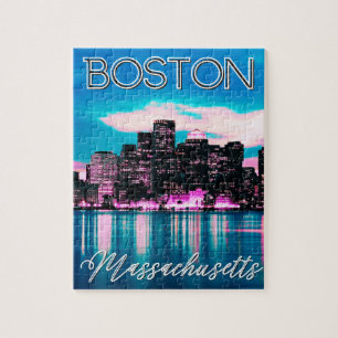 Boston Massachusetts Skyline Legpuzzel