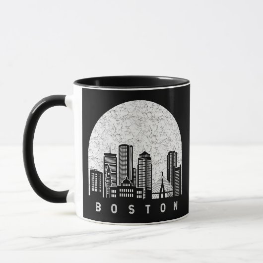 Boston Massachusetts Skyline Mok (Links)