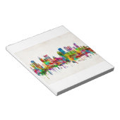 Boston Massachusetts Skyline Notitieblok (Schuin)