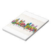 Boston Massachusetts Skyline Notitieblok (Gedraaid)