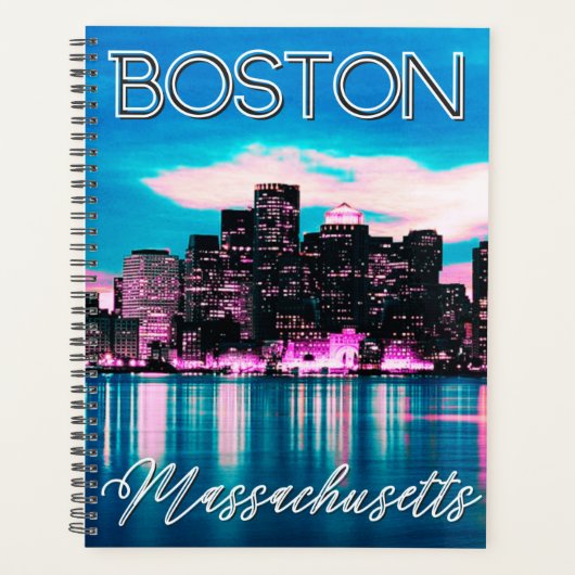 Boston Massachusetts Skyline Planner (Voorkant)