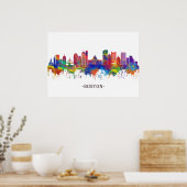 Boston Massachusetts Skyline Poster (Keuken)