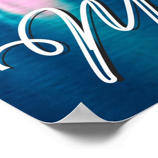 Boston Massachusetts Skyline Poster (Hoek)