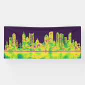 Boston Massachusetts Skyline Spandoek (Horizontaal)