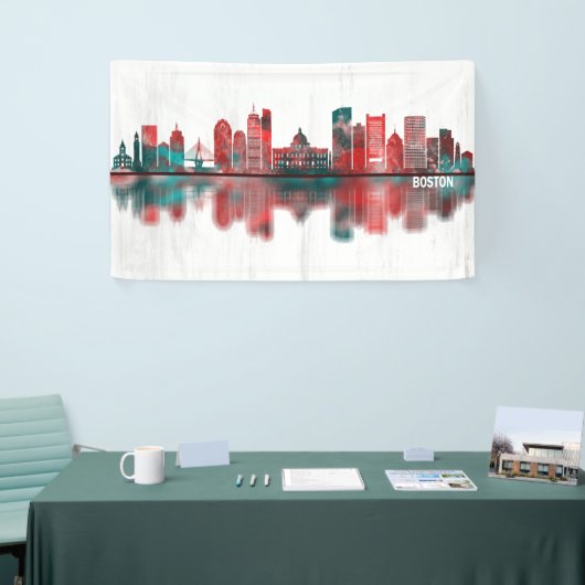 Boston Massachusetts Skyline Spandoek (Beurs)