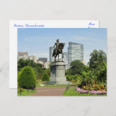 Boston Massachusetts Skyline - Verenigde Staten Briefkaart (Voorkant / Achterkant)