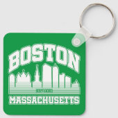 Boston, Massachusetts Sleutelhanger (Achterkant)