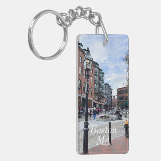 Boston Massachusetts Sleutelhanger (Voorkant Links)