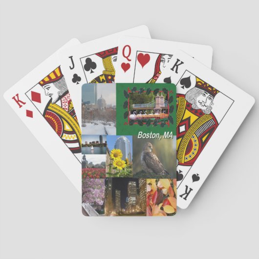 Boston, Massachusetts Speelkaarten (Achterkant)