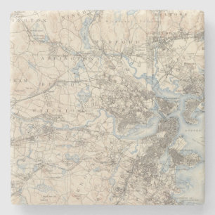 Boston, Massachusetts Stenen Onderzetter