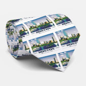 Boston, Massachusetts Stropdas (Opgerold)