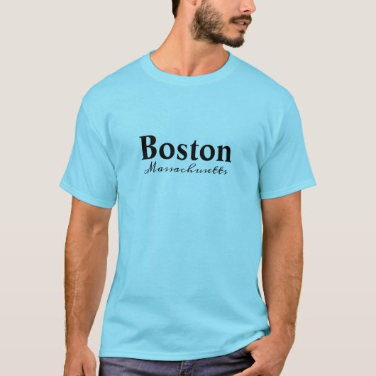 Boston, Massachusetts T-shirt (Voorkant)