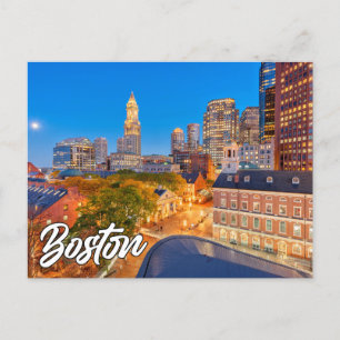 Boston, Massachusetts, Verenigde Staten Briefkaart