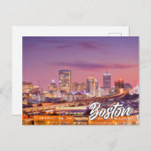 Boston, Massachusetts, Verenigde Staten Briefkaart (Voorkant / Achterkant)