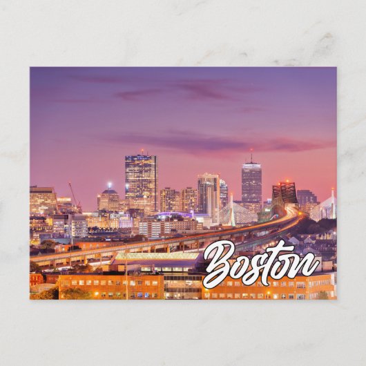 Boston, Massachusetts, Verenigde Staten Briefkaart (Voorkant)
