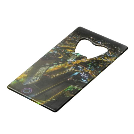 Boston, Massachusetts, Verenigde Staten Kredietkaart Flessenopener (Achterkant Gekanteld)