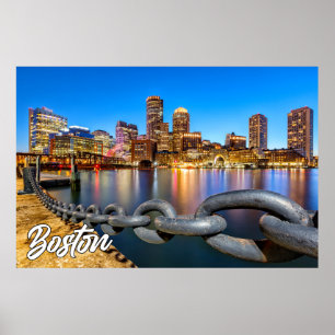 Boston, Massachusetts, Verenigde Staten Poster