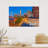 Boston, Massachusetts, Verenigde Staten Poster (Keuken)