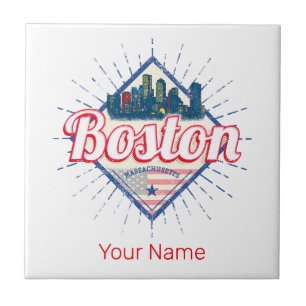 Boston Massachusetts Verenigde Staten  Verenigde S Tegeltje