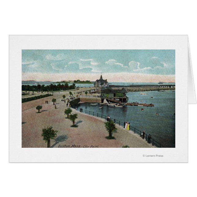 Boston, MassachusettsGeneral Uitzicht of City (Voorkant Horizontaal)