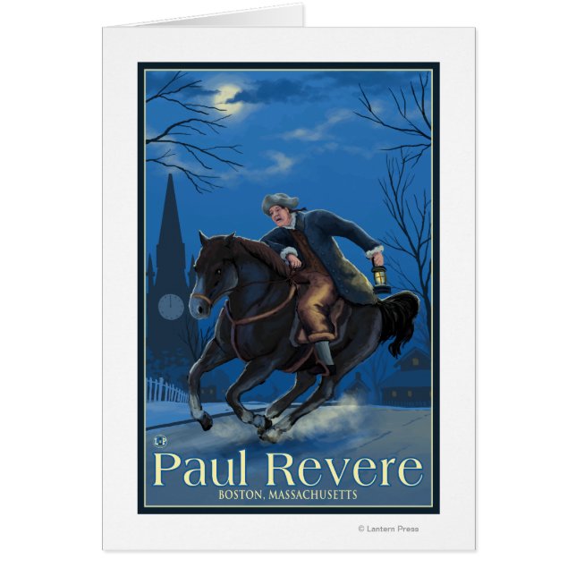 Boston, MassachusettsPaul Revere's Ride (Voorkant)