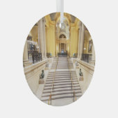 Boston MFA: Amerikaanse kunstmijlpaal Glas Ornament (Voorkant Rechts)