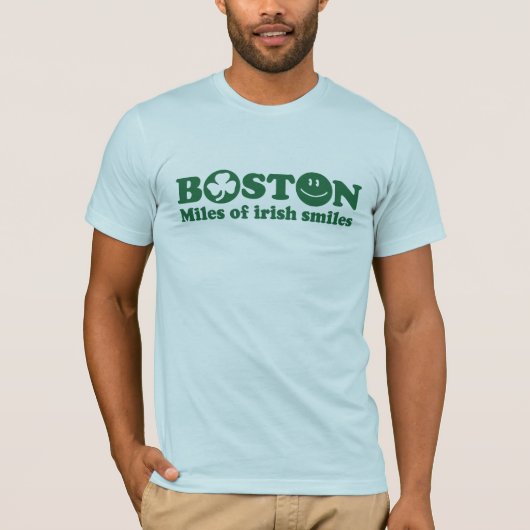 Boston Miles of Irish Smile T-shirt (Voorkant)