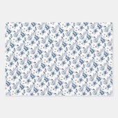  Boston Navy Gift Wrap Set Inpakpapier Vel (Voorkant 3)