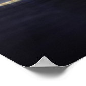 Boston Night Skyline Poster (Hoek)