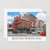 Boston, North End Briefkaart (Voorkant / Achterkant)