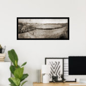 Boston & NY Baseball Foto 1904 Poster (Thuiskantoor)