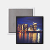 Boston par Night Magnet (Recto/Verso)