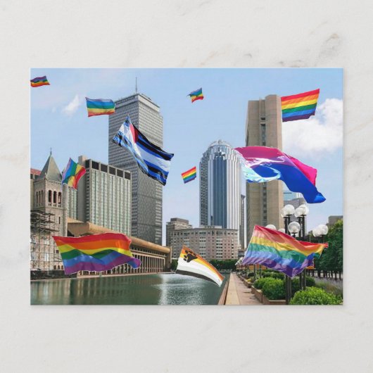 Boston Pride Briefkaart (Voorkant)