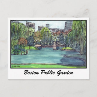 Boston Public Garden Briefkaart