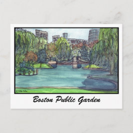 Boston Public Garden Briefkaart