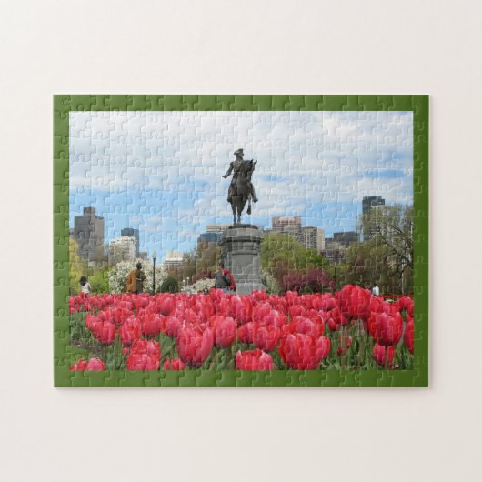 Boston Public Garden Legpuzzel (Horizontaal)