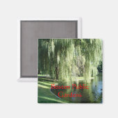 Boston Public Garden Magnet Magneet (Voorkant / Achterkant)