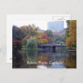 Boston Public Gardens Briefkaart (Voorkant / Achterkant)