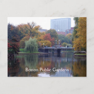 Boston Public Gardens Briefkaart
