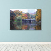 Boston Public Gardens Canvas Afdruk (Insitu (Houten vloer))