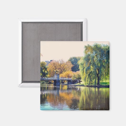 Boston Public Gardens Magnet (Recto/Verso)
