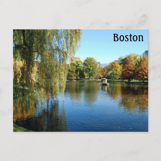 Boston Public Gardens, Massachusetts Briefkaart (Voorkant)