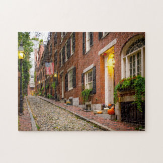 Boston Puzzle - Acorn Street, Beacon Hill