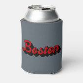 Boston Red en Black Blikjeskoeler (Blikje Achterkant)