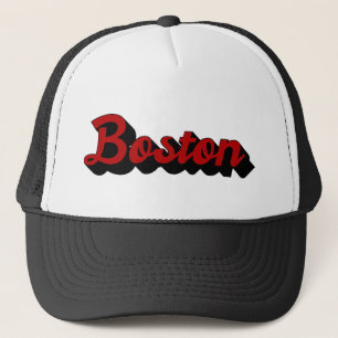 Boston Red en Black Trucker Pet
