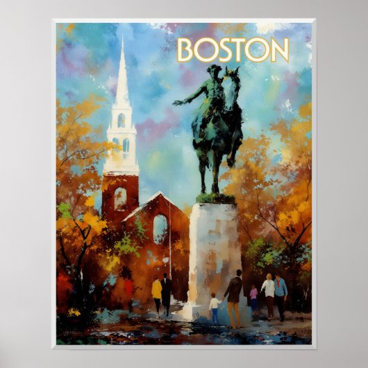Boston Reisposter Poster (Voorkant)
