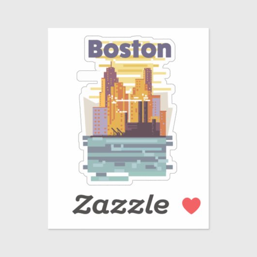 Boston Reisposter Sticker (Vel)