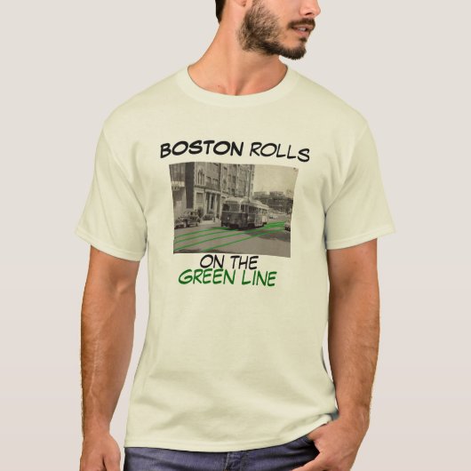 Boston rolls t-shirt (Voorkant)