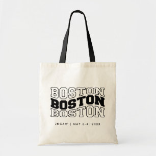 Boston Sac fourre-tout Corporate Event Welcome Bag