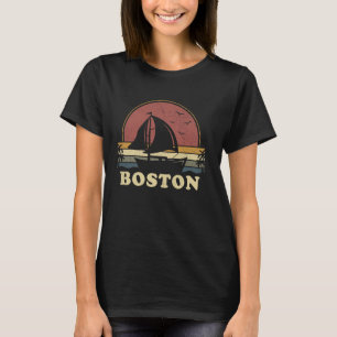 Boston Sailing Sailboat Summer Boating Sai T-shirt